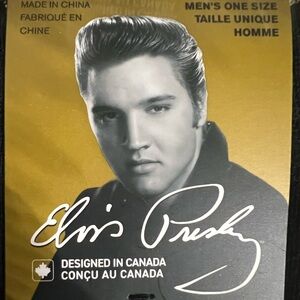 NWT-🎵 Elvis- Rare Men’s Low Cut Socks